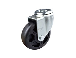1series swivel thermo wheel caster with hollow rivet