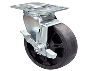 4series swivel thermo wheel caster with side brake
