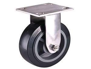4series rigid rubber wheel caster